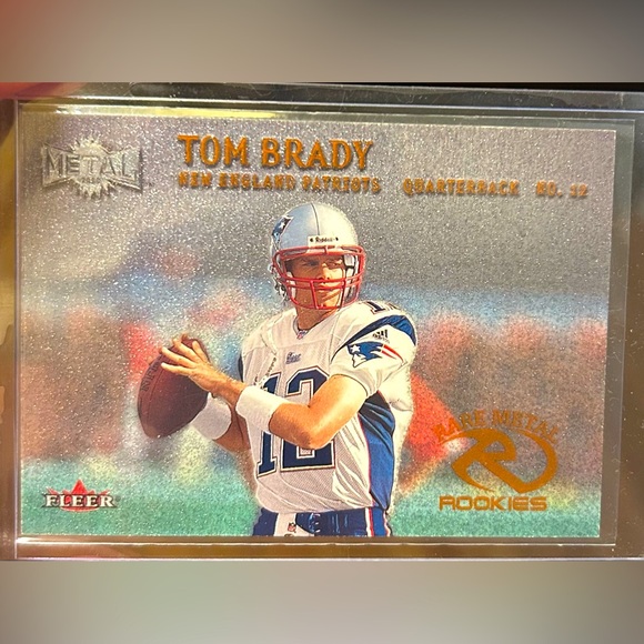 Tom Brady 2000 Fleer Metal Football #267 Rookie Card - Picture 1 of 4